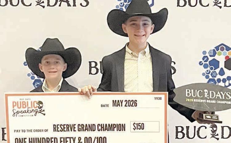 Buc Days speaking contest held