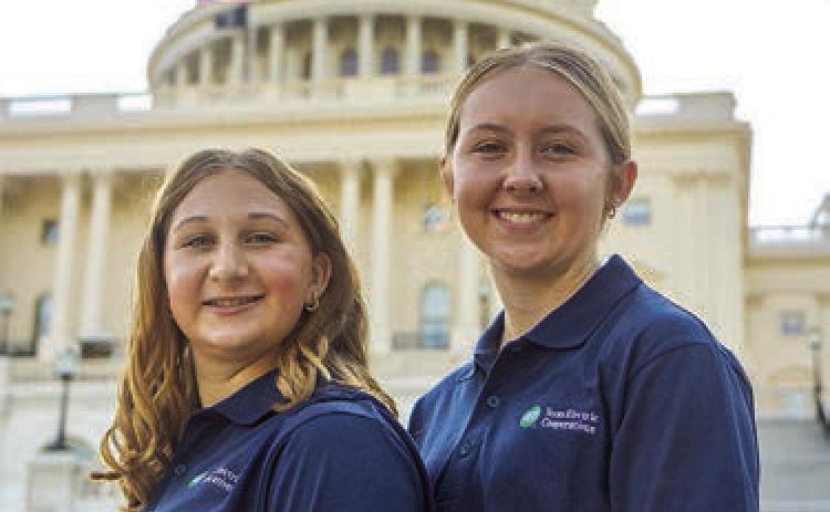 2026 Attendees – Gretchen Sacks (left) of Round Top-Carmine High School and Laney Bludau (right) of Hallettsville High School represented Fayette Electric Cooperative during the 2026 Government-in-Action Youth Tour in Washington, D.C. The students joined fellow delegates from across Texas to explore the nation’s capital, learn about government and leadership, and experience a oncein-a-lifetime educational opportunity.
