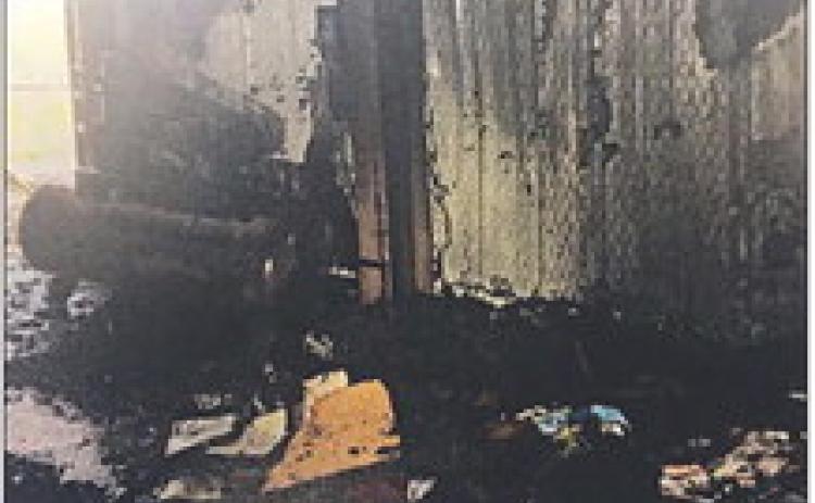 Structure fire midday Monday