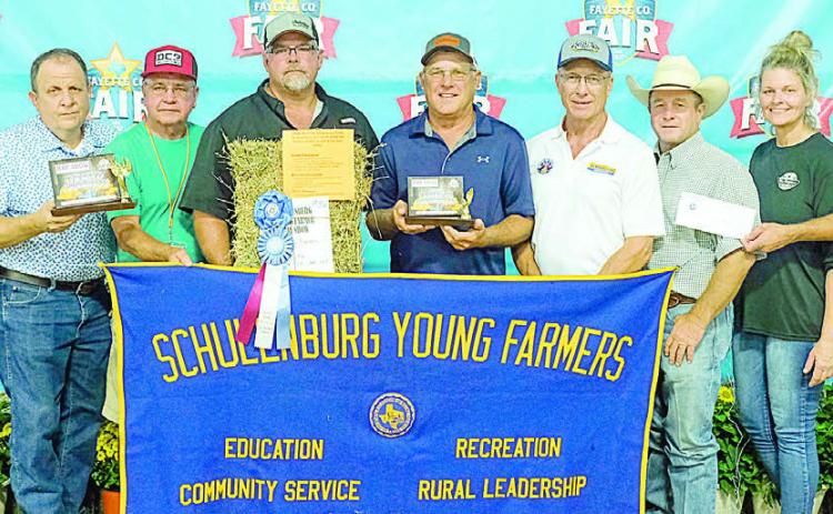 Grand champion at the Young Farmers Hay Show