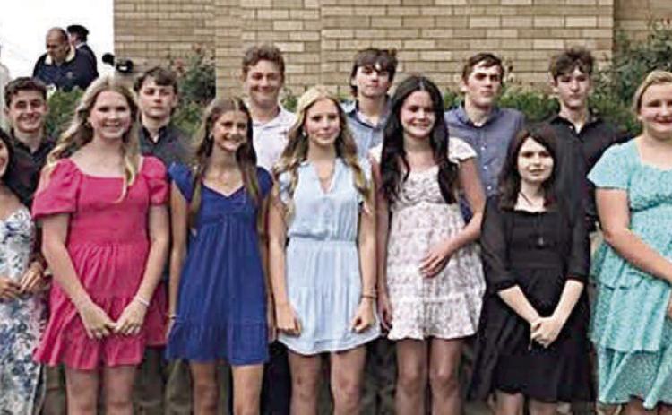 St. Rose eighth graders attend Chrism Mass