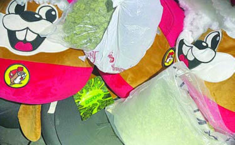 Drugs found in plushies after traffic stop on I-10