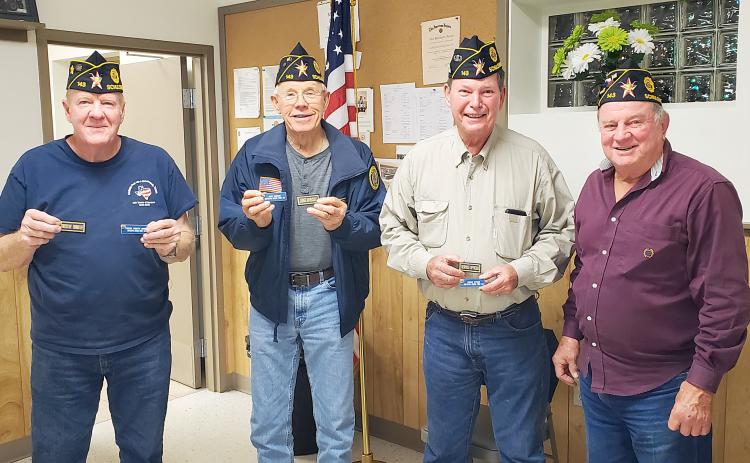 Legion members in new positions get badges, insignias