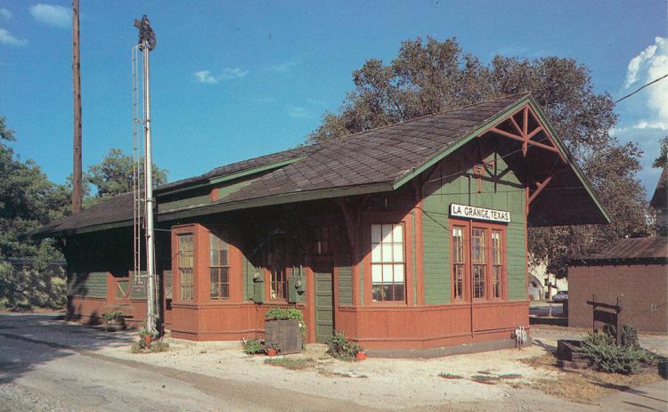 La Grange M-K-T Depot 1994 – Photo Courtesy of Katy Railroad Museum