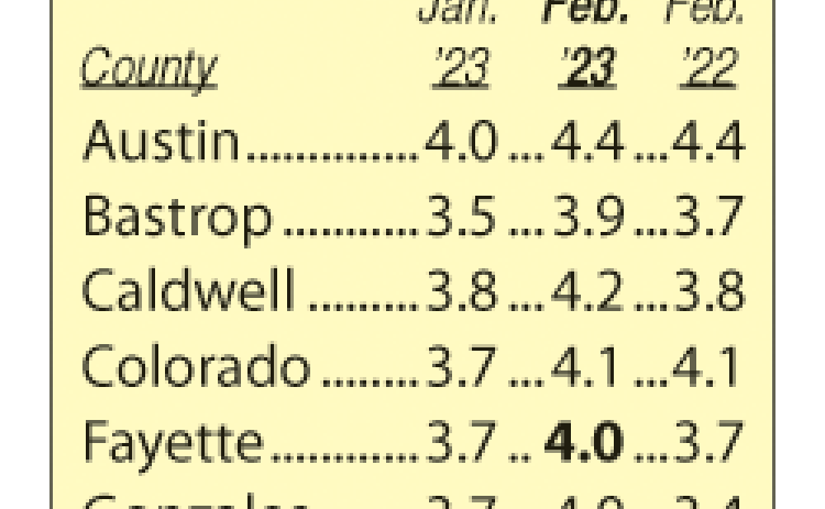 Area Unemployment Rates