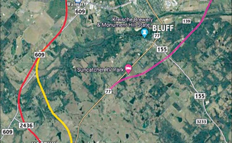 Input sought on options for US 77 bypassing bluff