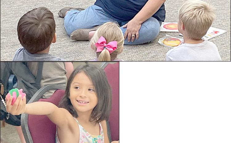 Colorful story time at the Public Library