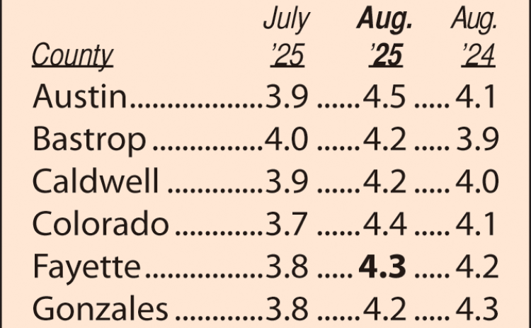 Area Unemployment Rates