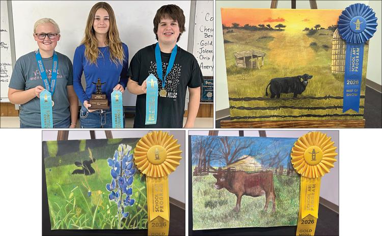 SISD students awarded in HLS&R art contest