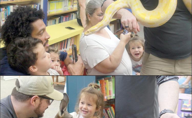 Creature Teacher brings friends from around the world to library