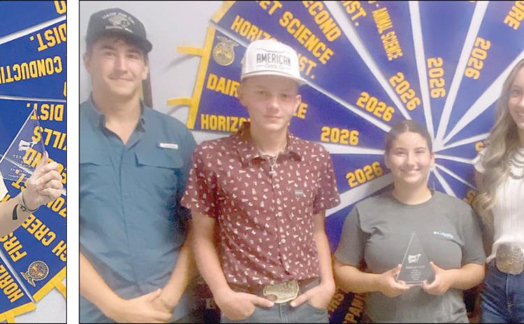 Schulenburg FFA team places in statewide livestock judging series