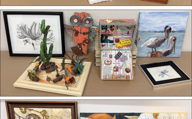 Th is is a small sampling of the artwork that will be displayed at the Ageless Artistry Showcase, which will open with a reception on Sept. 12.