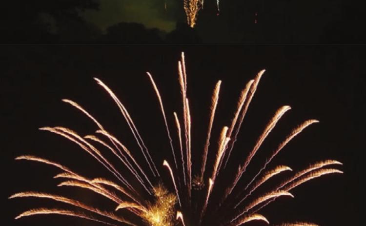 Fireworks at High Hill Sunday