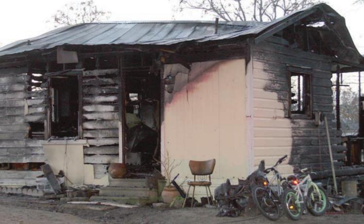 House gutted by fire Sunday night