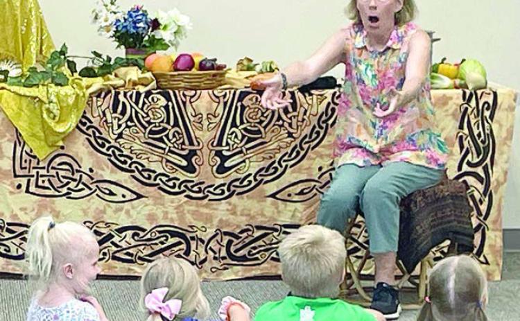 Story time at the Library