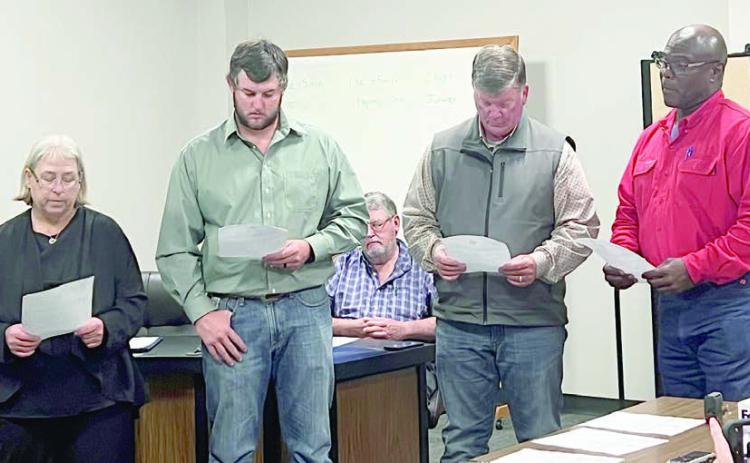 Newly-elected local officials sworn in