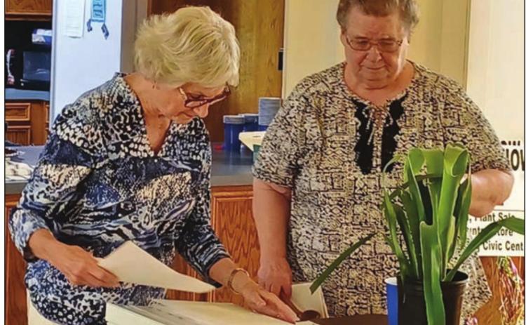 PRESIDENTS – Outgoing president Delia Jurica (left) with incoming president Janet Kobza (right).
