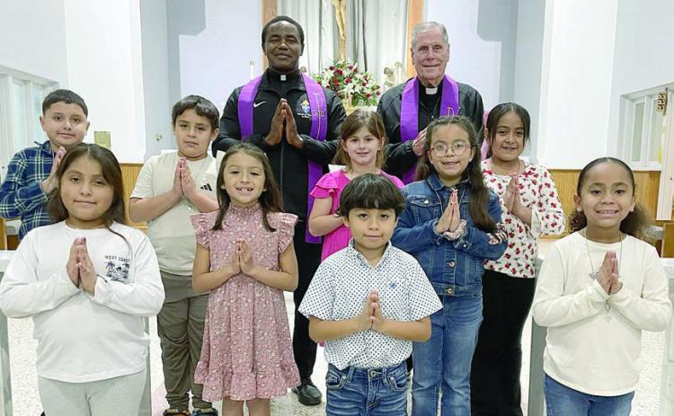 St. Rose CCD students receive Sacrament of Penance