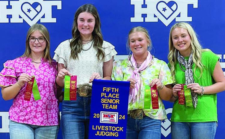 FFA team places in Heart of Texas livestock judging