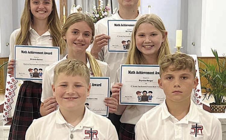 Math award given at St. Rose