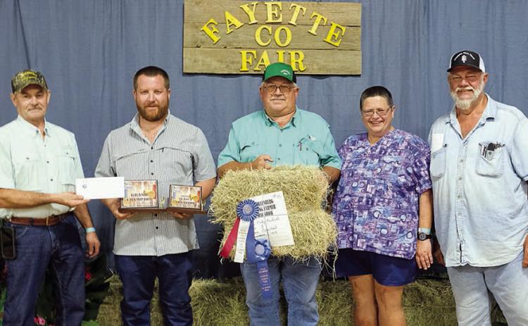 Young Farmers Hay Show grand champion exhibitor