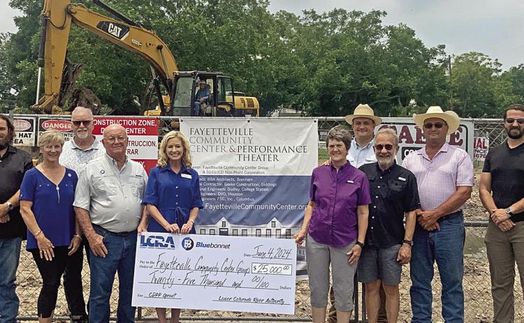 Arts & cultural center in Fayetteville selected for grant from LCRA, Bluebonnet