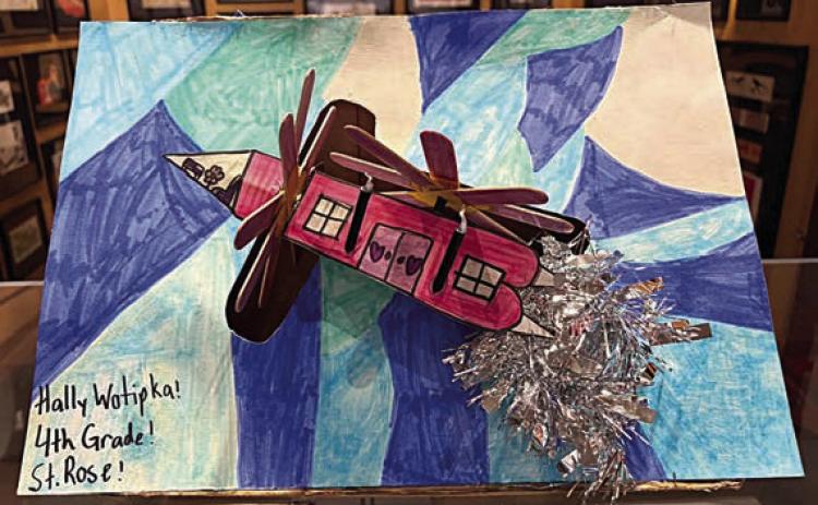 Hally Wotipka’s poster – 1st place winner in grades 3-4 from St. Rose of Lima Catholic School.