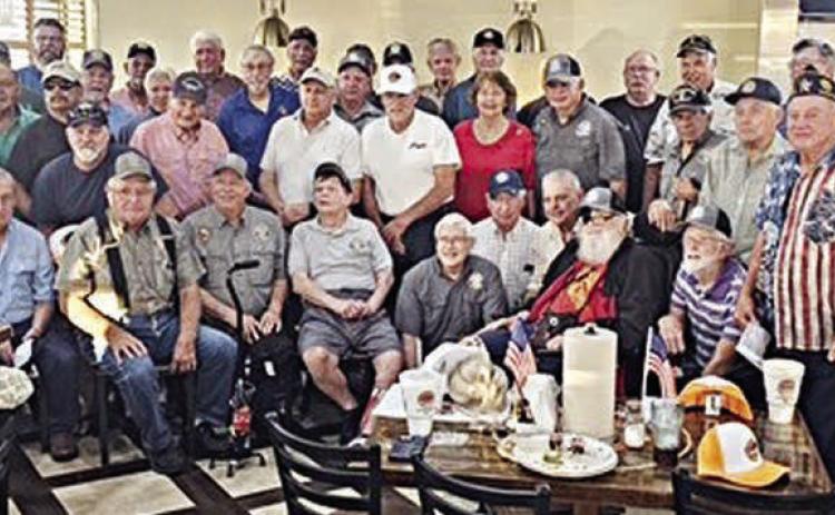 Veterans treated to free barbecue meal