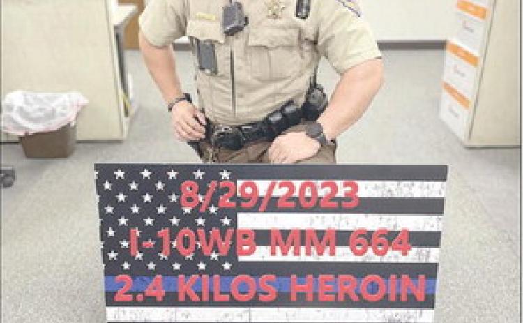 Deputies discover heroin after traffic stop on I-10