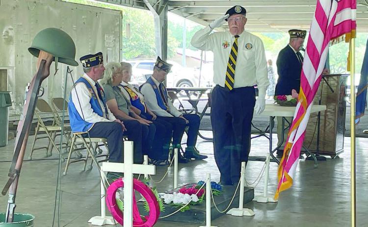 Salute to the fallen on Memorial Day