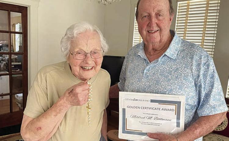 Catholic Life recognizes Bohlmann