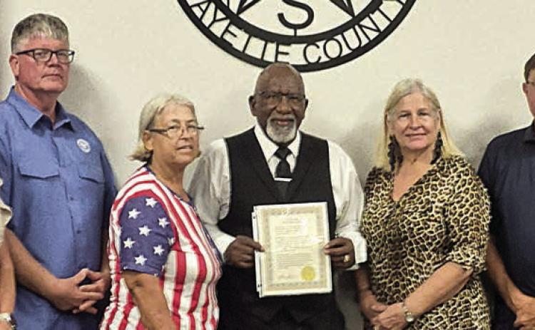‘Honorary Citizen Award’ presented to Rev. Stafford