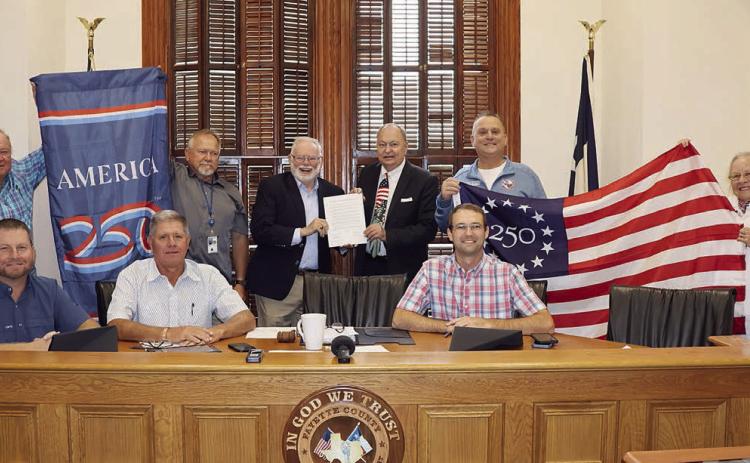 Commissioners Court establishes Fayette County Semiquincentennial Commission
