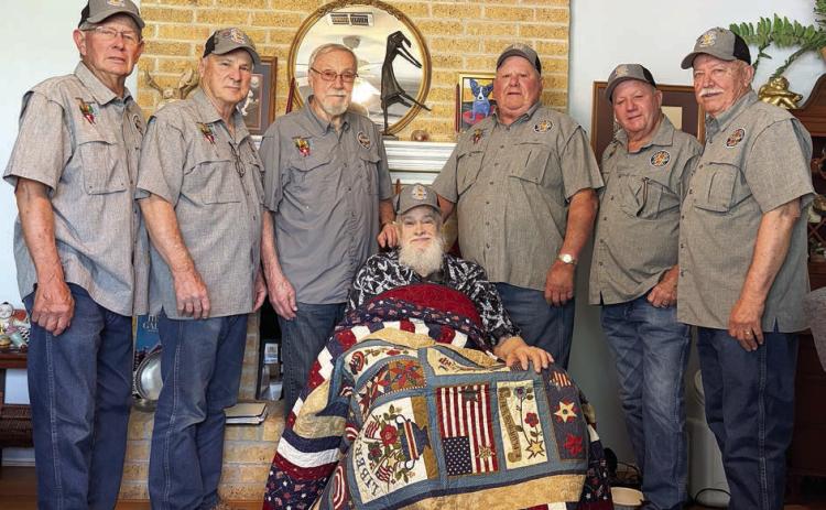 Baker receives Quilt of Valor through VVA Chapter 870