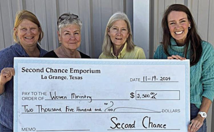 Women Ministry receives donation from Second Chance