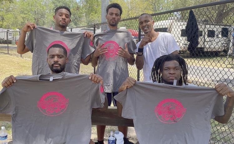 First place – “Champs!!” - (seated, from left) JaKyle Jackson, Myles Thomas; (standing, from left) Jordan Homer, Jamarion Jackson, and Jamie Jackson.