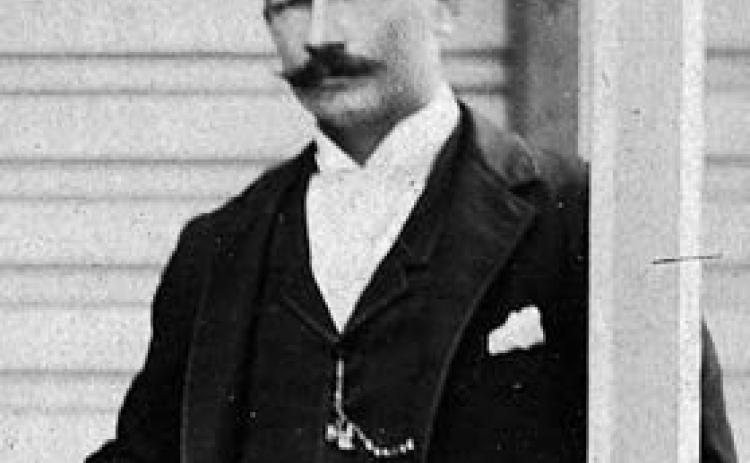 In her work with th e Texas German Dial ect Proj ect , Dr. Margo Blevins has been helping the Fayette Heritage Museum &amp; Archives transcribe and translate the fascinating 1870s diary kept by Gustav A. Heilig (pictured), who first came to Fayette County to teach at the rural Bluff School.