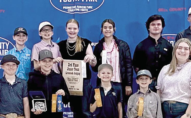 Fayette County 4-H’ers compete in Bell Co. Livestock Judging Contest