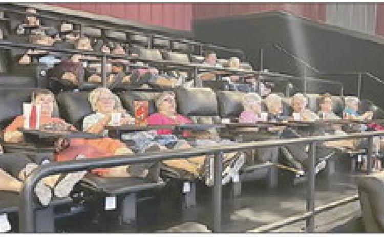 At Alley Town Theater in Bastrop are 16 members of Senior Connections.