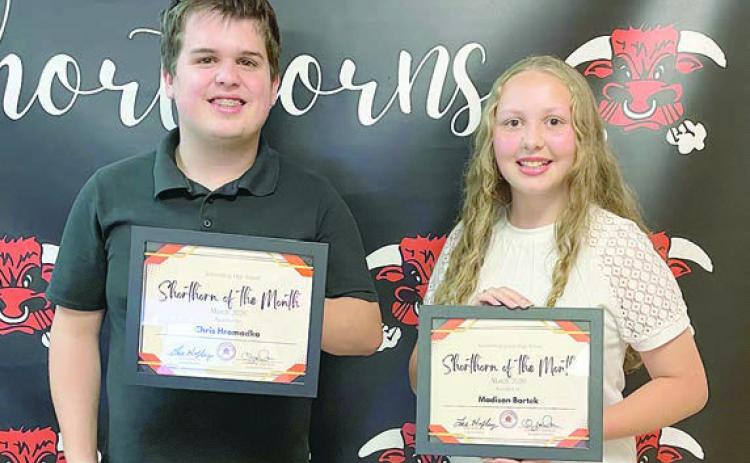 SISD students of the month