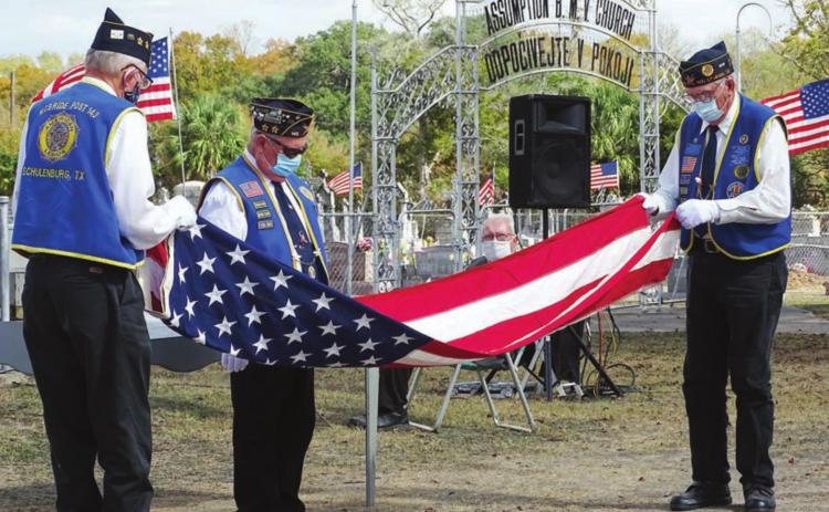 Praha ceremony honors veterans