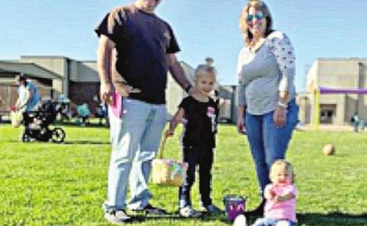 Egg hunt at PAT Easter party