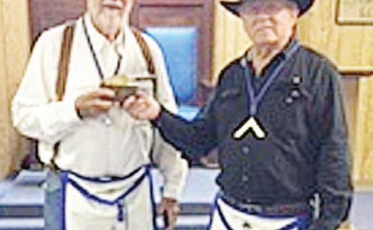 Masonic Lodge awards Golden Trowel to Edwards