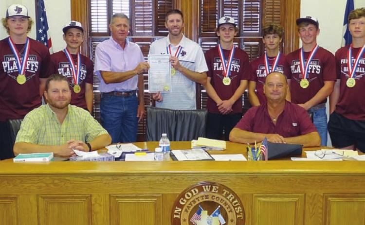 June 24 proclaimed ‘Fayetteville High School Baseball Championship Day’