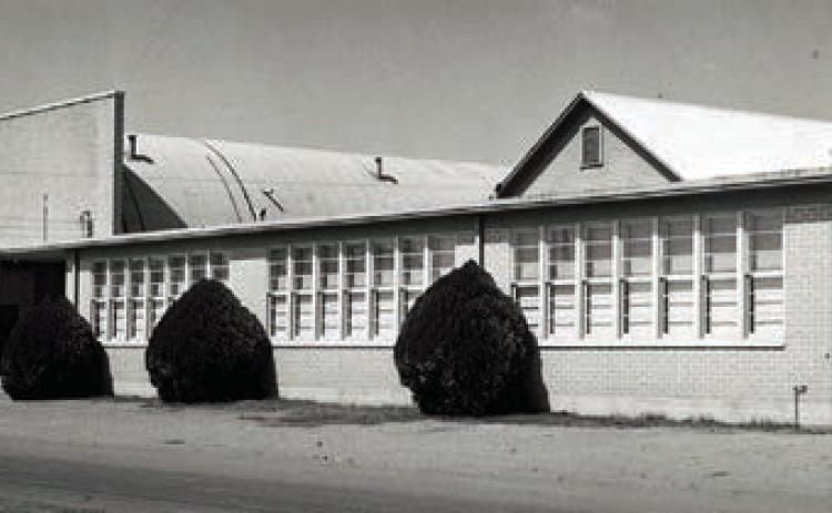 Warren O. Albrech t’s photograph of the Randolph School building in the late 1960s. – Courtesy of the Fayette Heritage Museum &amp; Archives