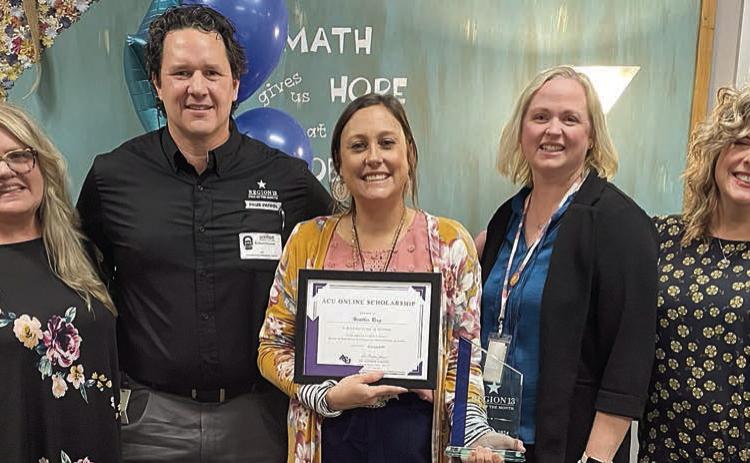 SES teacher selected as Region 13 Star of the Month