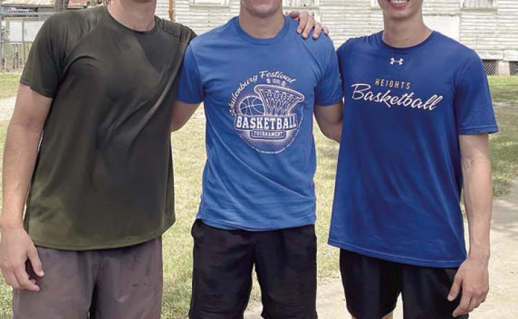 First place – “Jensen” - (from left) Taber Tofte, Beau Taber, and Gavin Peterson. Sticker Photo By Darrell Vyvjala
