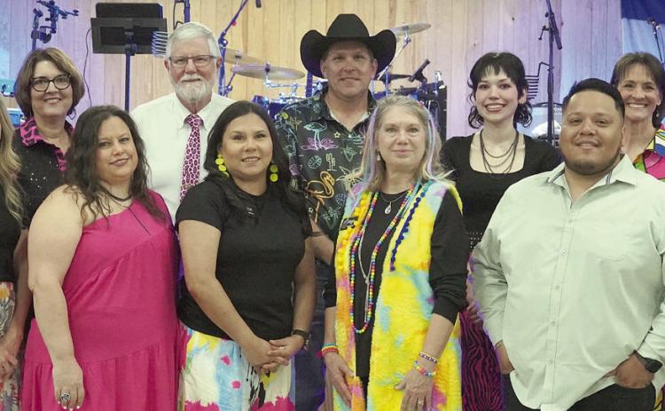 Shown at the event are (front row, from left) Karen Hoskins, Matt Pekar, Cheryl Pekar, Tara Stech, Gina Sanchez, Sonya Roberts, Josue Rivas, Carol Janecka, Amy Elstner, (back row) Brent Hoskins, Kristi McBride, Sherise  Davis, Glenn Davis, Carl Elstner, Dallas Garza, Beth Holman, Elyse Kristinik and Kim Elstner.