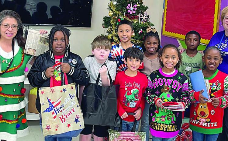 Hernandez brings gifts to Boys & Girls Club