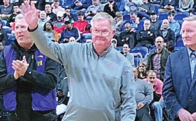 Coach Hoog honored by UIL at state basketball tourney